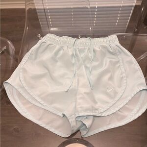 Nike Women's Light Blue Athletic Shorts